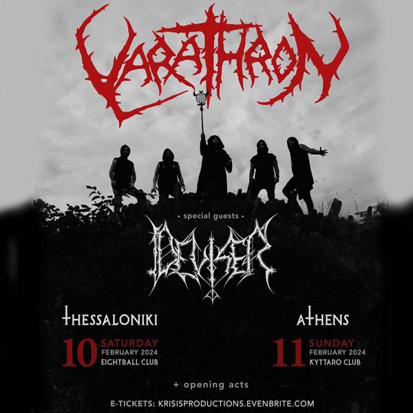 Varathron and Deviser Live in Athens and Thessaloniki